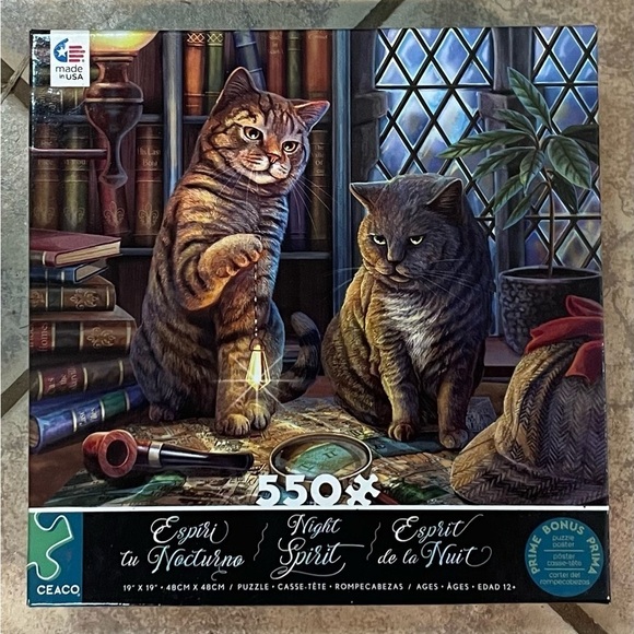 3  550 PIECE CAT PUZZLES BY CEACO - Picture 2 of 4